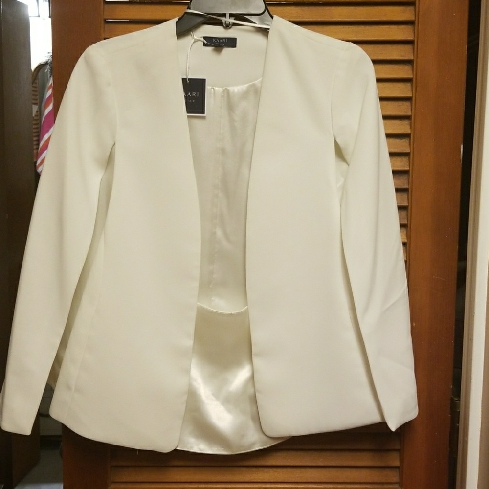 NWT Kaari blue blazer/Shaw size xs